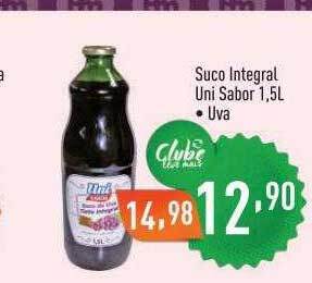 Suco Integral Uni Sabor Uva