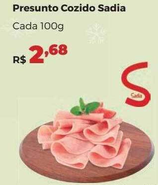 Villarreal Supermercados Presunto Cozido Sadia oferta