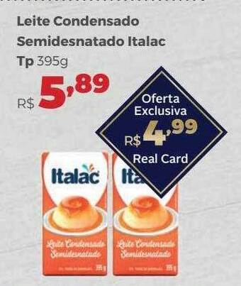 Villarreal Supermercados Leite Condensado Semidesnatado Italac Tp oferta