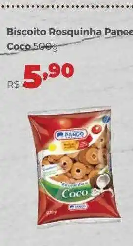 Villarreal Supermercados Biscoito Rosquinha Panceta Coco oferta
