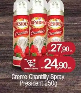 Creme Chantilly Spray Président