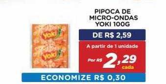 Bahamas Mix Pipoca De Micro-ondas Yoki oferta