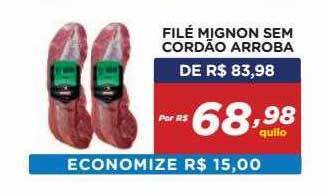Bahamas Mix Filé Mignon Sem Cordão Arroba oferta
