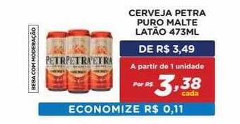 Bahamas Mix Cerveja Petra Puro Malte Latão oferta