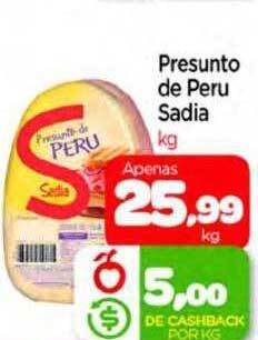 Nordestão Presunto De Peru Sadia Kg oferta