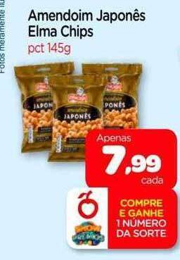 Nordestão Amendoim Japonês Elma Chips oferta