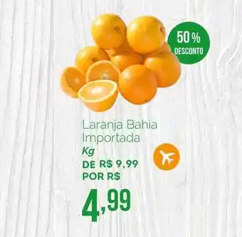 Oba Hortifruti Laranja Bahia Importada Kg 50% Desconto oferta