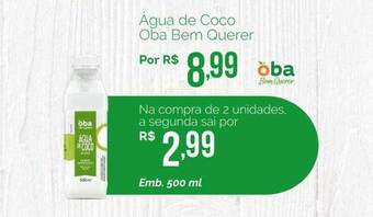 Oba Hortifruti água De Coco Oba Bem Querer oferta