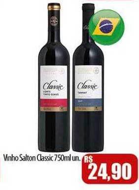 Proença Supermercados Vinho Salton Classic oferta