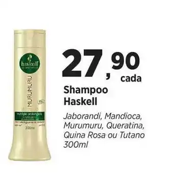 Drogaria Araújo Shampoo Haskell 300ml oferta