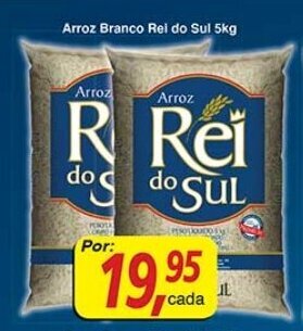 Supermercados Guanabara Arroz Branco Rei do Sul 5kg oferta