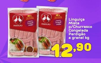 Costazul Supermercados Linguiça mista p/churrasco congelada perdigão a granel kg oferta