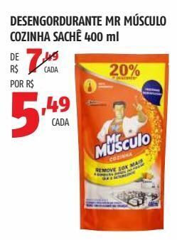 Desengordurante mr. músculo cozinha 400ml