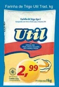 Supermercados Guanabara Farinha de Trigo Util Trad. 1kg oferta