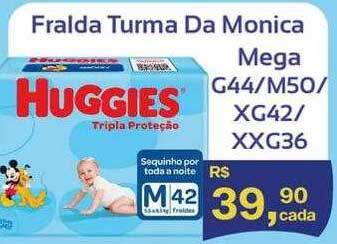 Fralda Turma Da Monica Mega