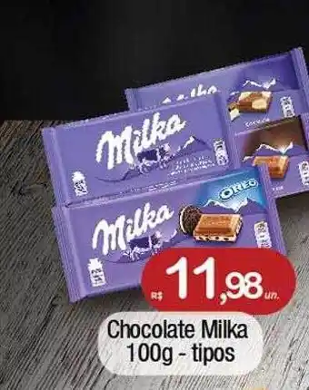 Chocolate Milka Tipos