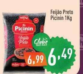 Supermercados Pague Menos Feijão Preto Picinin oferta