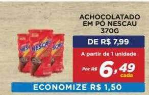 Bahamas Mix Achocolatado Em Pó Nescau oferta