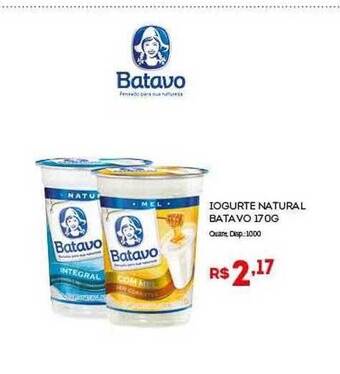 Bistek Supermercados Iogurte Natural Batavo oferta