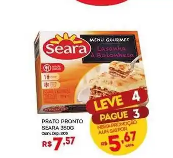 Bistek Supermercados Prato Pronto Seara Leve 4 Pague 3 oferta