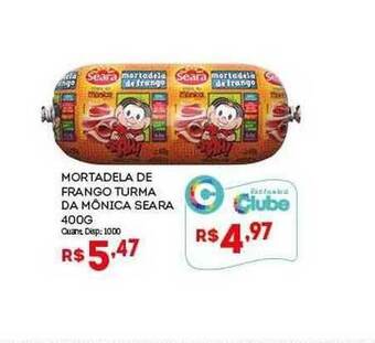 Bistek Supermercados Mortadela De Frango Turma Da Mônica Seara oferta