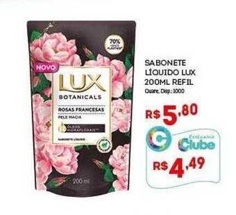 Bistek Supermercados Sabonete Liquido Lux Refil oferta