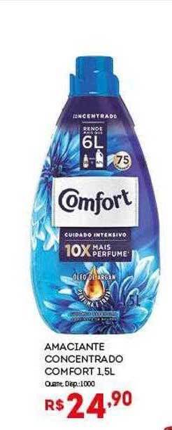 Bistek Supermercados Amaciante Concentrado Comfort oferta