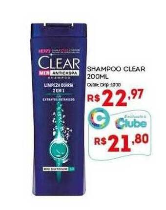 Bistek Supermercados Shampoo Clear oferta