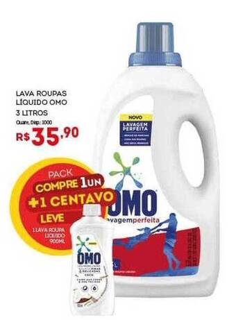 Bistek Supermercados Lava Roupas Liquido Omo oferta