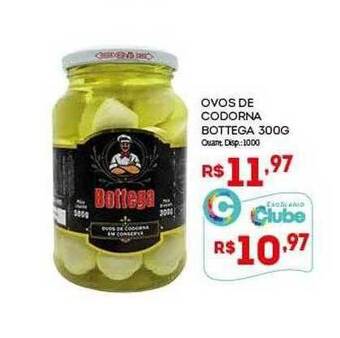 Bistek Supermercados Ovos De Codorna Bottega oferta