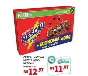 Bistek Supermercados Cereal Matinal Nestlé Nescau oferta