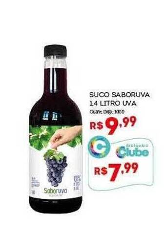 Bistek Supermercados Suco Saboruva Uva oferta