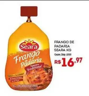 Bistek Supermercados Frango De Padaria Seara Kg oferta