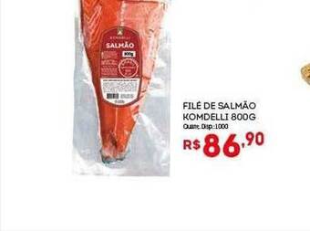 Bistek Supermercados Filé De Salmão Komdelli oferta