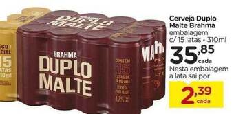 Carrefour Cerveja Duplo Malte Brahma oferta