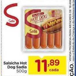 Carrefour Salsicha Hot Dog Sadia oferta