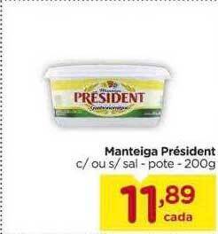 Carrefour Manteiga Président C Ou S Sal oferta