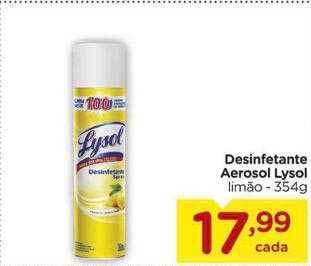 Desinfetante Aerosol Lysol