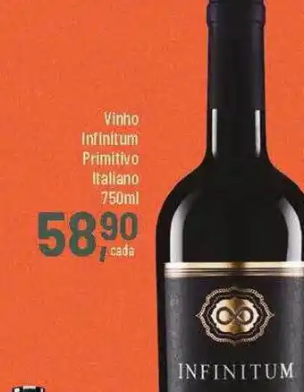Vinho Infinitum Primitivo Italiano