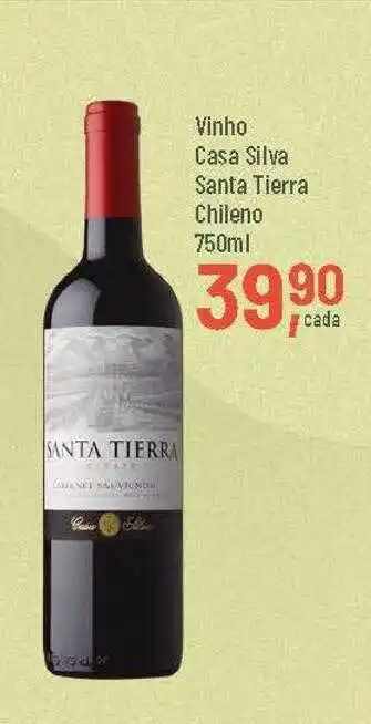 Supper Rissul Vinho Casa Silva Santa Tierra Chileno oferta