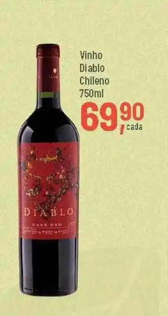Supper Rissul Vinho Diablo Chileno oferta