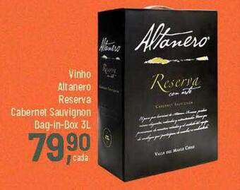Supper Rissul Vinho Altanero Reserva Cabernet Sauvignon Bag-in-box oferta