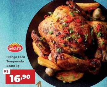 Villarreal Supermercados Frango Fácil Temperado Seara oferta