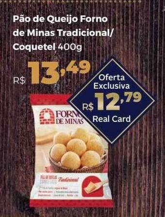 Villarreal Supermercados Pão De Queijo Forno De Minas Tradicional-coquetel oferta