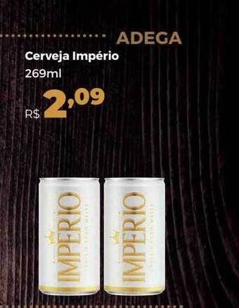 Villarreal Supermercados Cerveja Império oferta