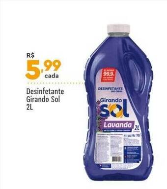 Desinfetante Girando Sol
