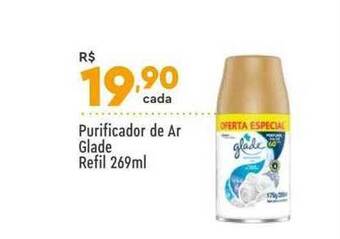 Supper Rissul Purificador De Ar Glade Refil oferta