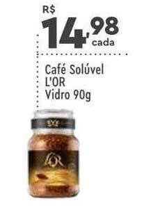 Supper Rissul Café Solúvel L'or Vidro oferta