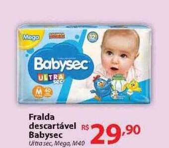 Fralda Descartavel Babysec