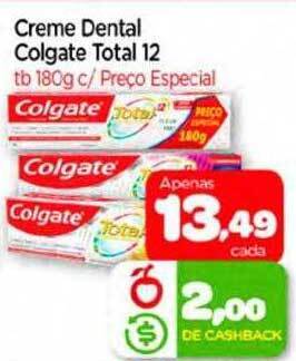Creme Dental Colgate Total 12